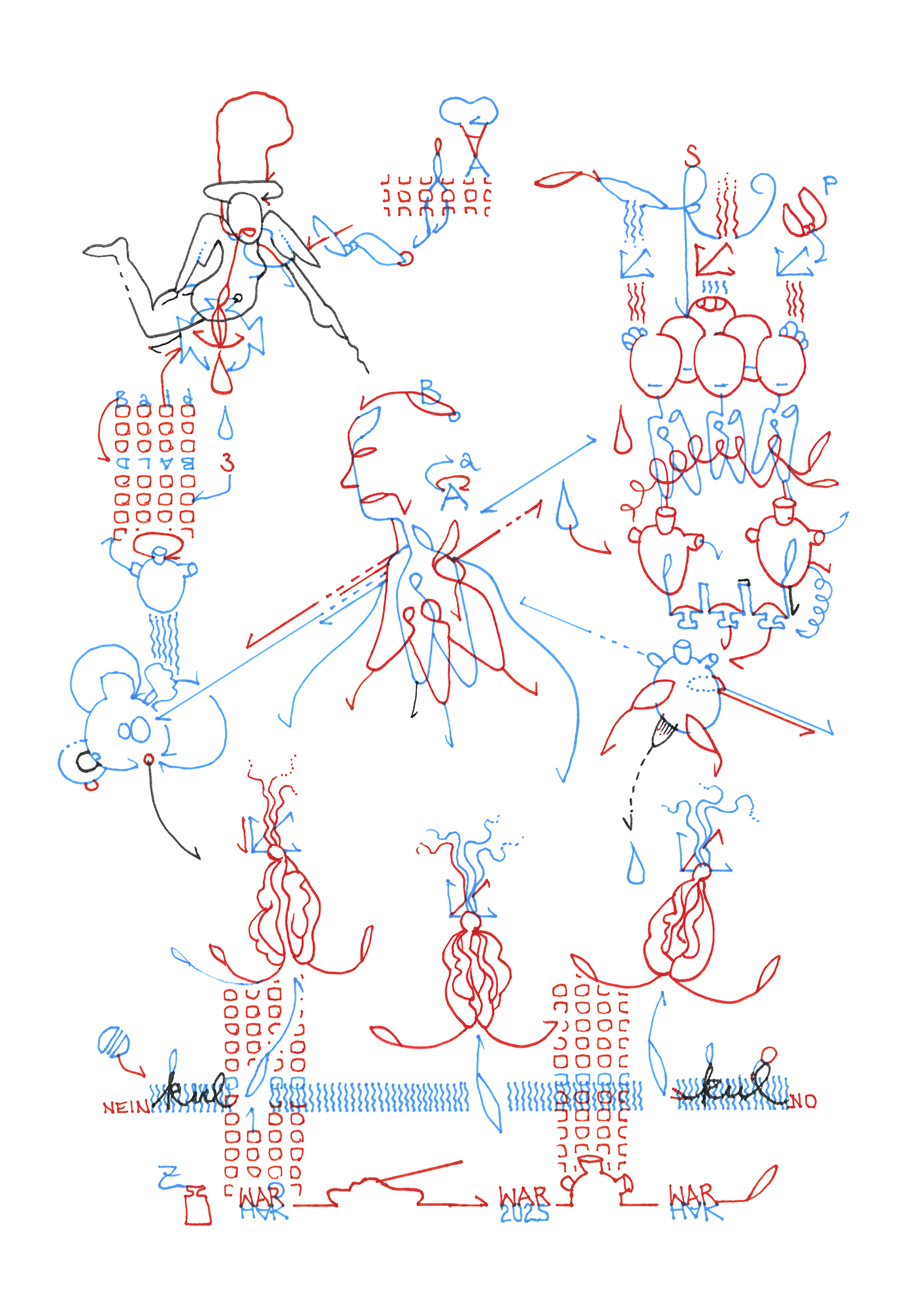 Hannes Kater  Tageszeichnung (Zeichnung/drawing) vom 05.12.2025 (1414 x 2000 Pixel)