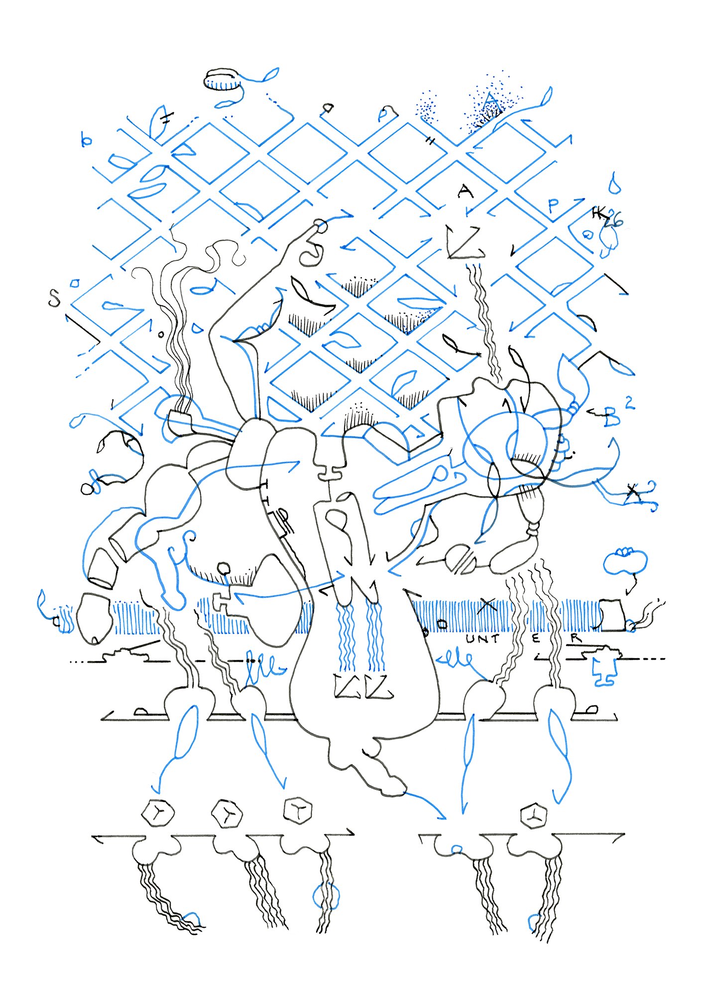 Hannes Kater  Tageszeichnung (Zeichnung/drawing) vom 05.03.2026 (1414 x 2000 Pixel)