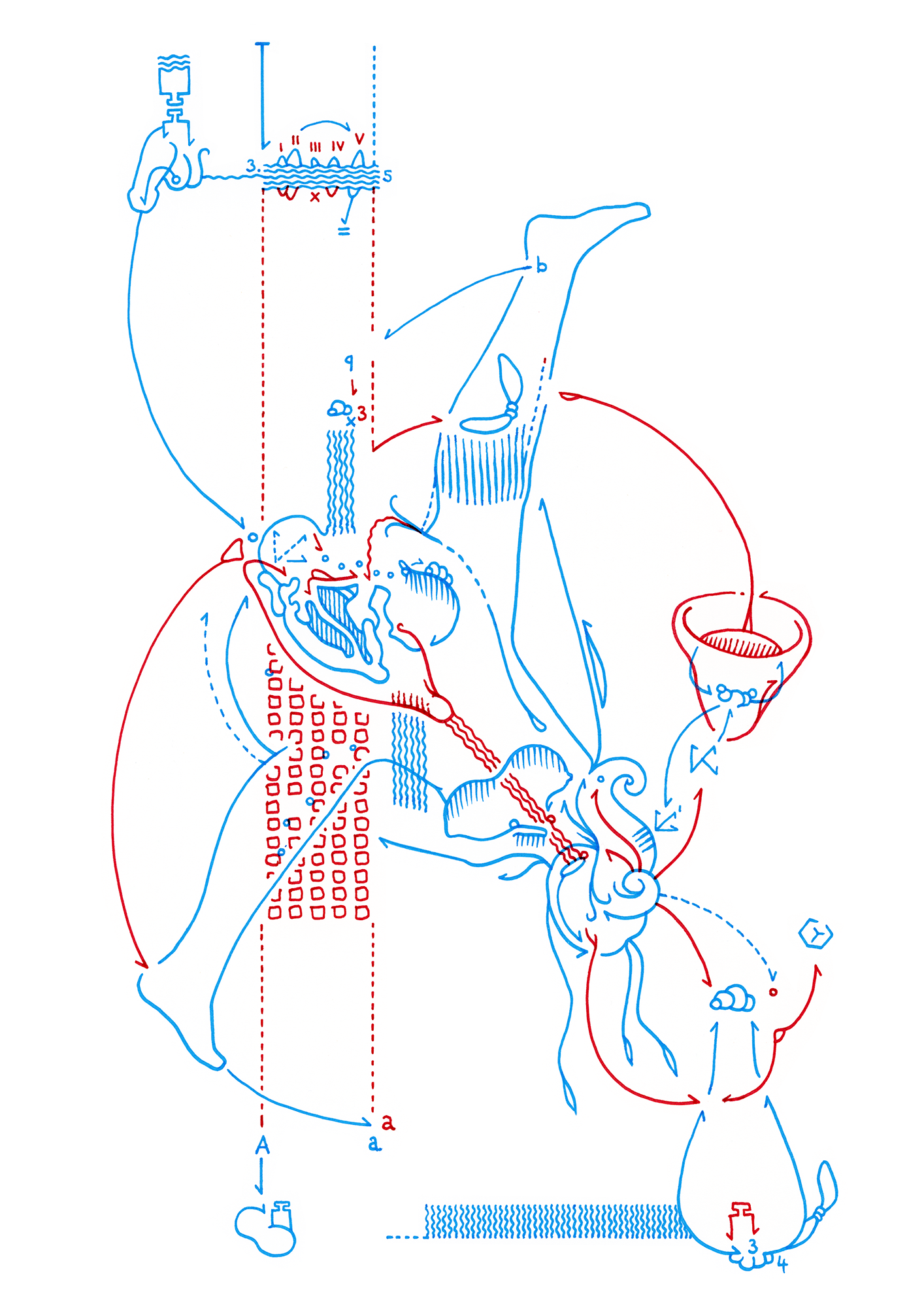 Hannes Kater – Tageszeichnung (Zeichnung/drawing) vom 22.10.2014 (1414 x 2000 Pixel)