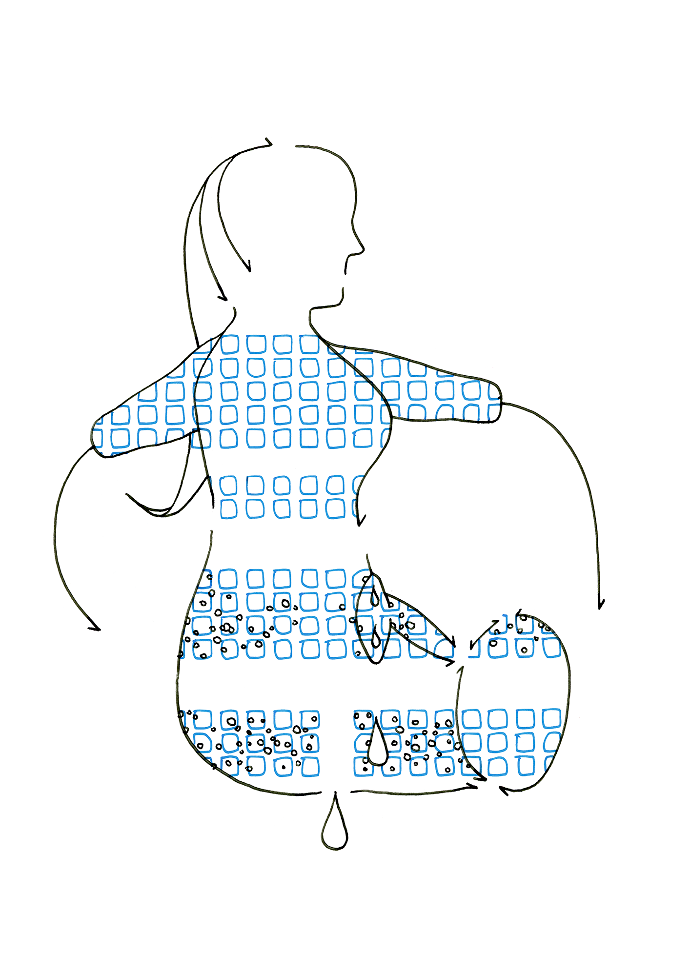 Hannes Kater  Tageszeichnung (Zeichnung/drawing) vom 17.11.2014 (1414 x 2000 Pixel)