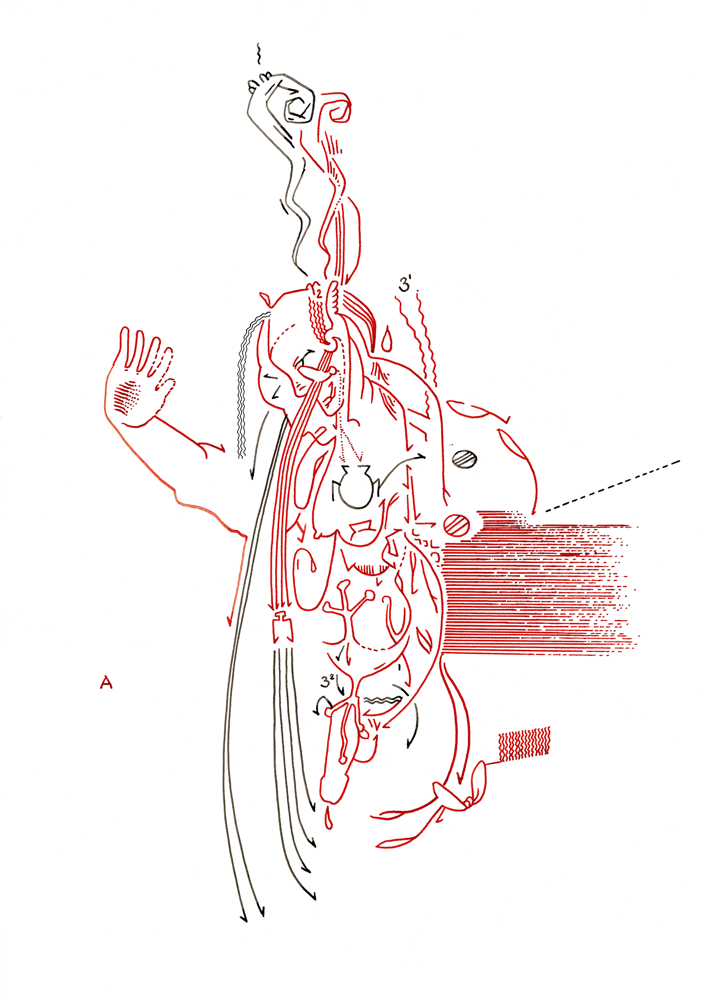 Hannes Kater  Tageszeichnung (Zeichnung/drawing) vom 15.09.2015 (1414 x 2000 Pixel)