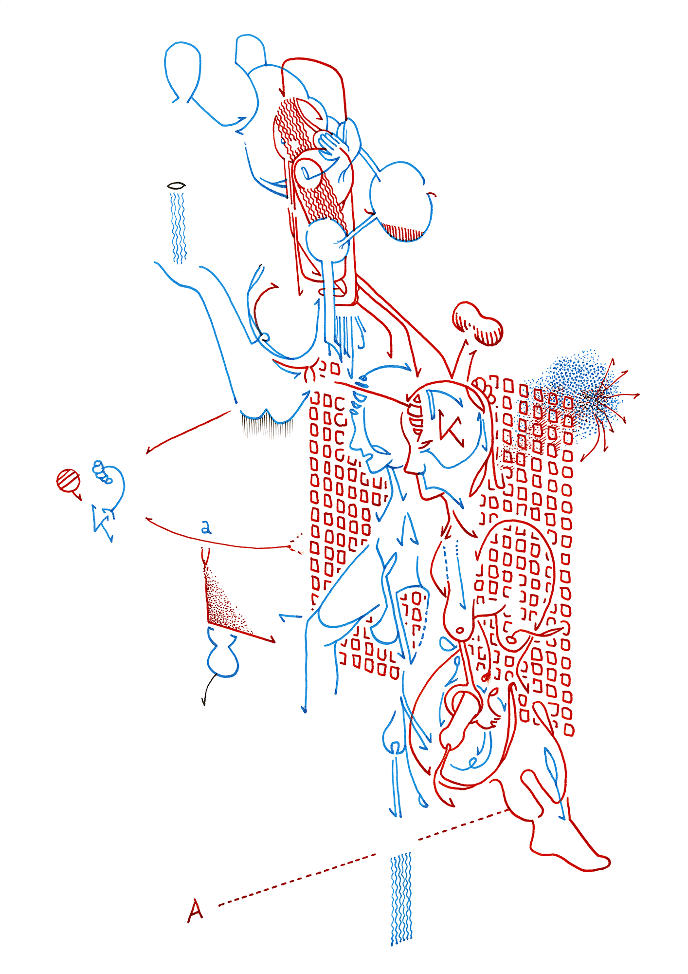 Hannes Kater  Tageszeichnung (Zeichnung/drawing) vom 19.10.2015 (1414 x 2000 Pixel)