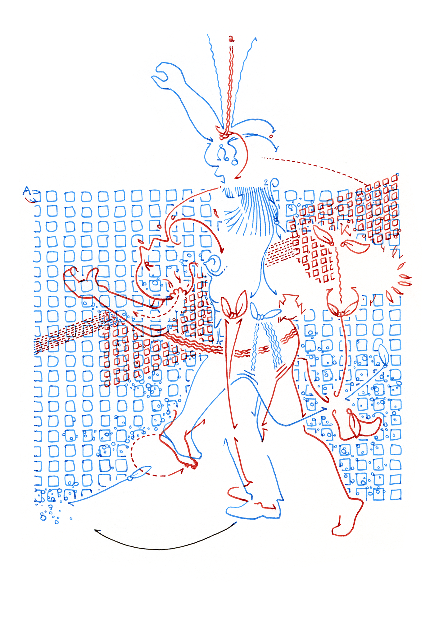 Hannes Kater  Tageszeichnung (Zeichnung/drawing) vom 23.10.2015 (1414 x 2000 Pixel)