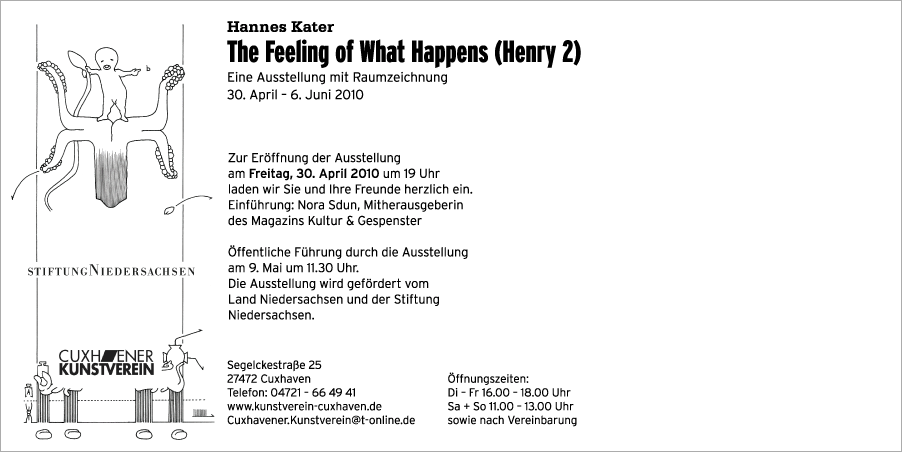 Einladung zu "The Feeling of What Happens (Henry 2)"