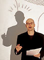 Hannes Kater: Logo für Projekt 02 - Vortragend in Projektion